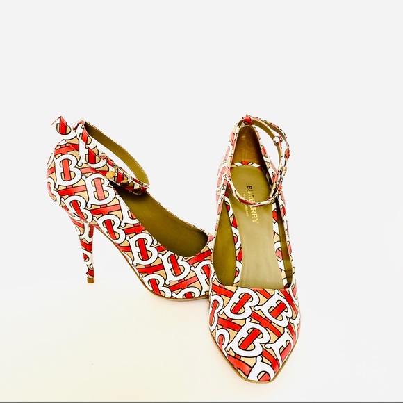 NWT: BURBERRY | Classic TB Monogram Pumps - Picture 5 of 9